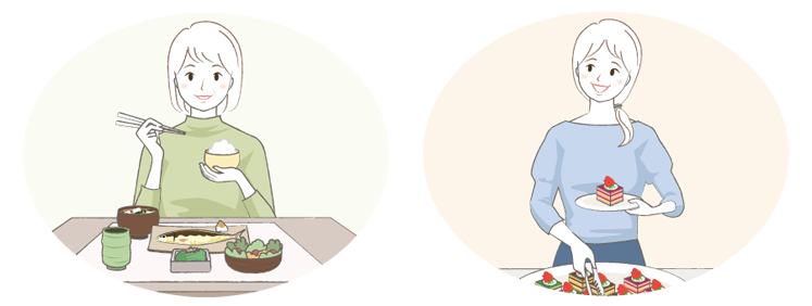 食事で対処派