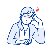 眼の奥に痛みや重さを感じる
